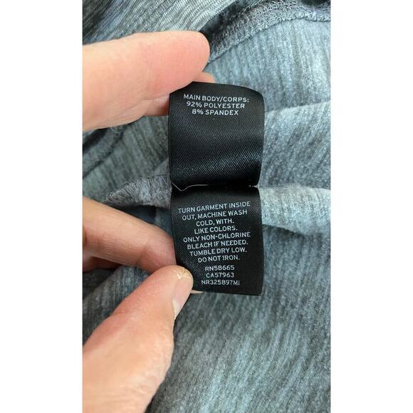 Zella Women's XS Gray Heathered Athletic V-Neck Hoodie - Picture 7 of 8